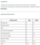 Sciroppo di caffè Barista Zero Calorie | Pan Di Zenzero 1000 ml