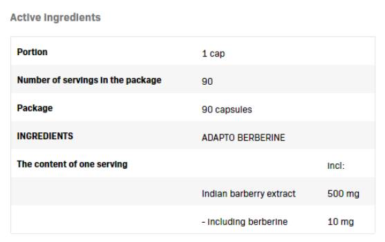 Berberina 500 mg - 90 capsule