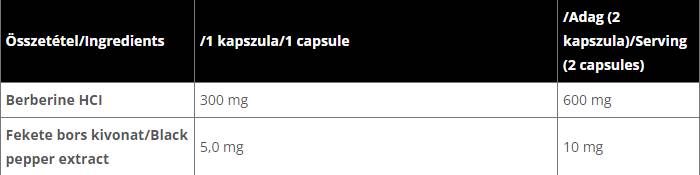 Berberina HCl 300 mg - 60 capsule