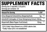 Bergamotto 1000 mg | con AstraGin - 60 capsule