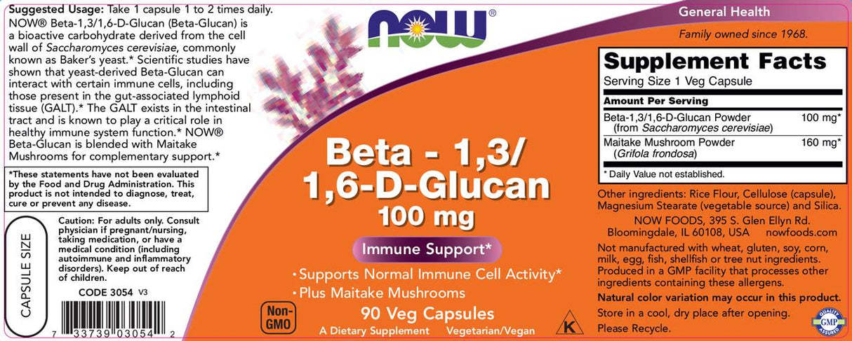 Beta 1,3/1,6 - D - Glucano - 100 mg - 90 capsule