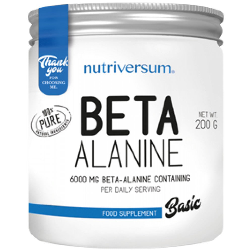 Polvere di beta alanina | Puro al 100% - 200 grammi