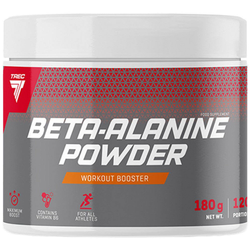 Polvere di beta-alanina | Booster per l'allenamento - 180 grammi