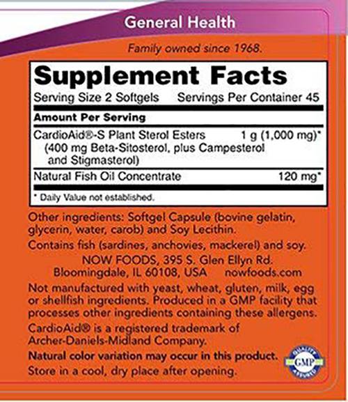 Steroli vegetali beta -sitosterolo - 180 Softgels