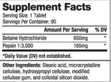 Betaina HCL 650 mg/90 Compresse