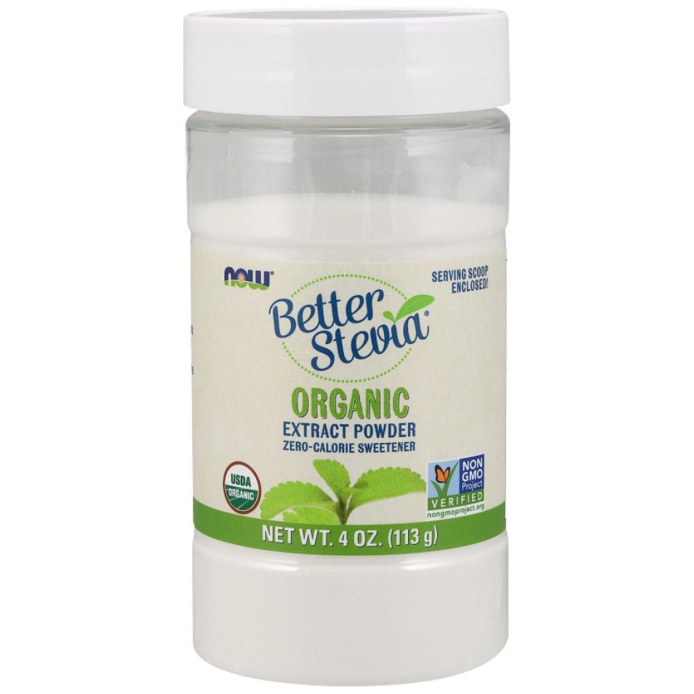 Polvere di estratto di Stevia® migliore | Biologico - 113 grammi