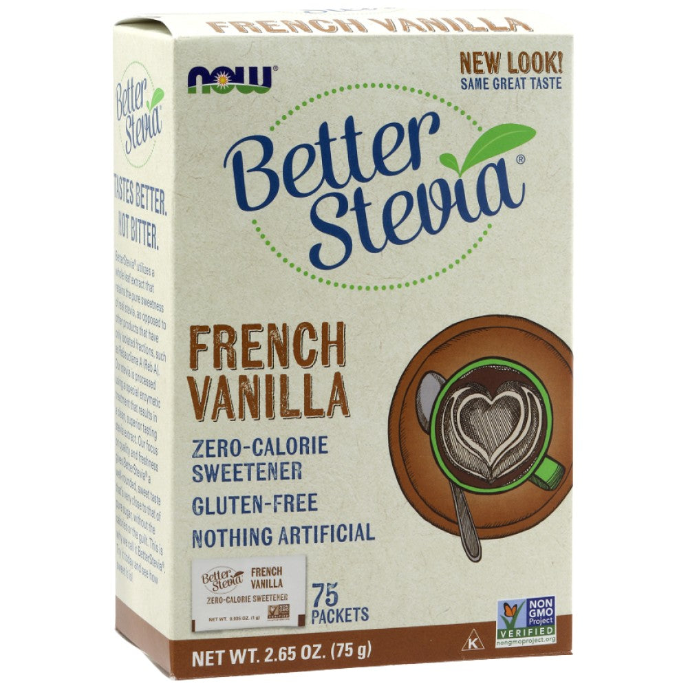 Pacchetti Stevia® migliori | Vaniglia francese - 75 pacchetti