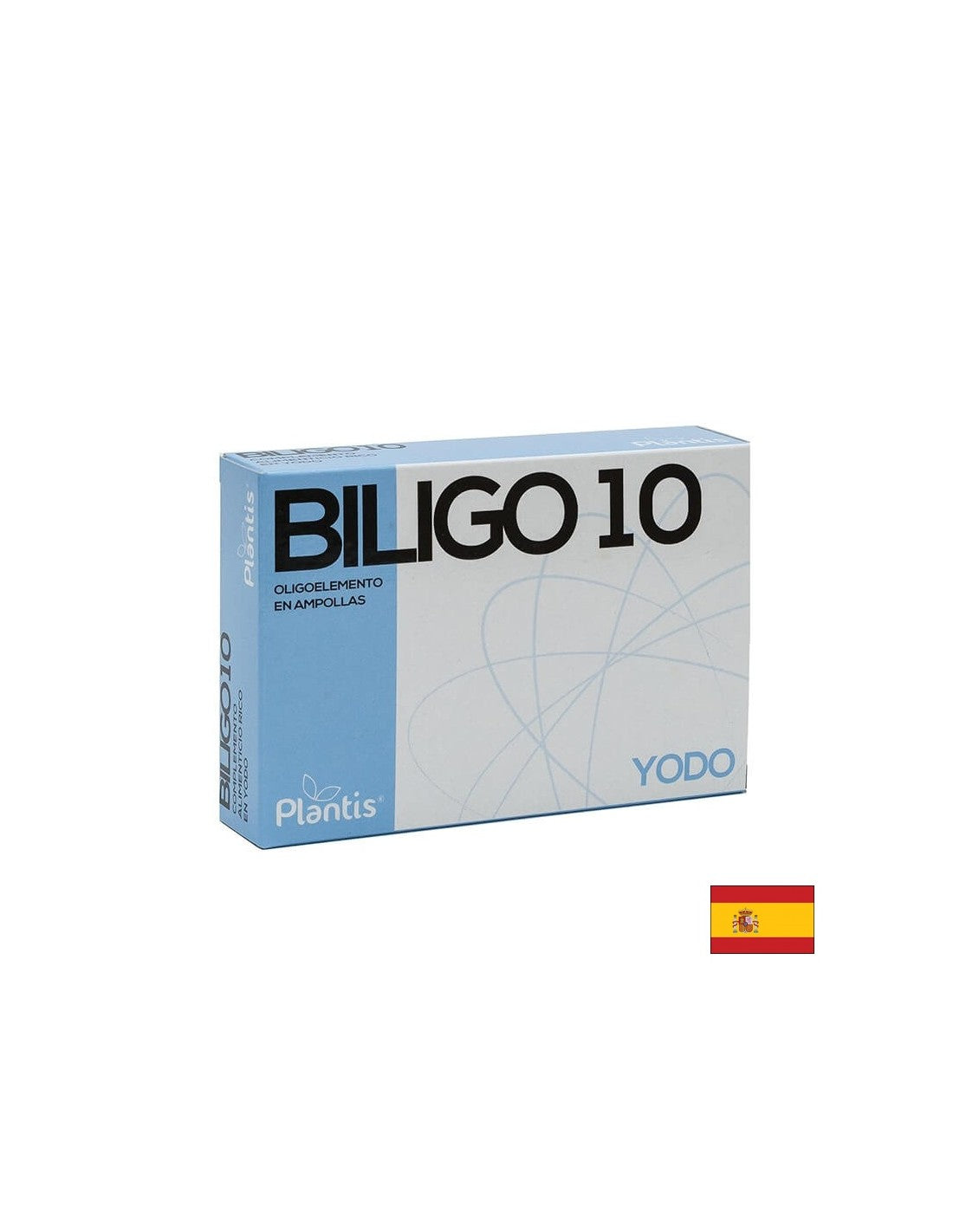 Iodio (ioduro di potassio) - tiroide e metabolismo - Biligo 10 Yodo, 20 fiale da bere