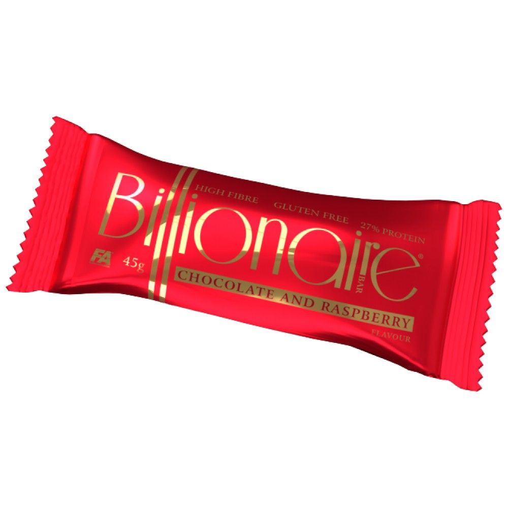 Bar del miliardario | Barretta proteica ad alto contenuto di fibre ~ Senza glutine ~ - 45 grammi
