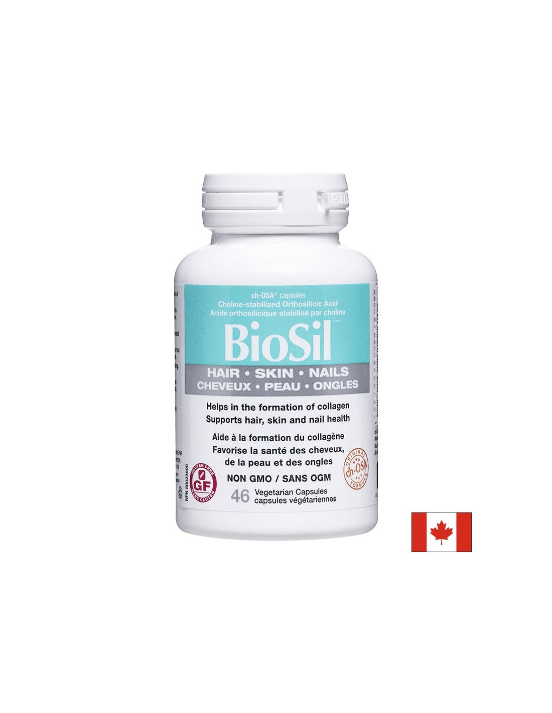BioSil™ Capelli, Pelle & Unghie/Capelli, pelle e unghie x 46 capsule <tc>Natural Factors</tc>