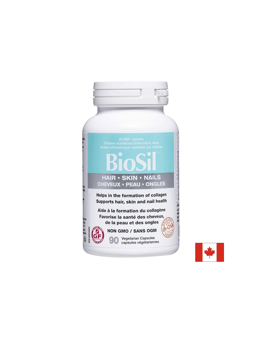 BioSil™ Capelli, Pelle & Unghie/Capelli, pelle e unghie x 90 capsule <tc>Natural Factors</tc>