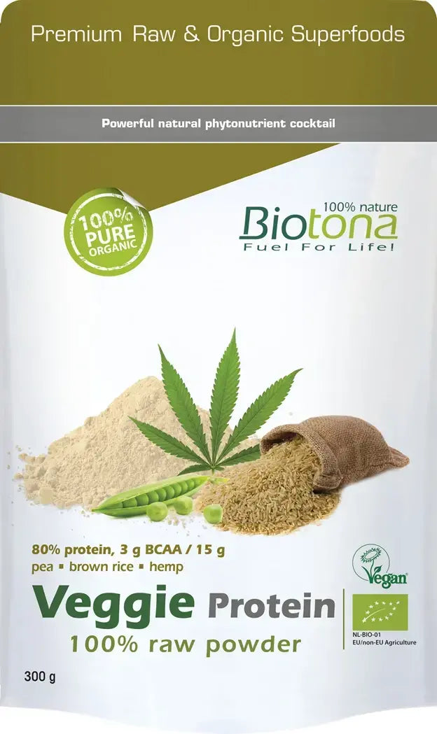 <tc>Biotona</tc> proteine ​​vegane biologiche 300 g