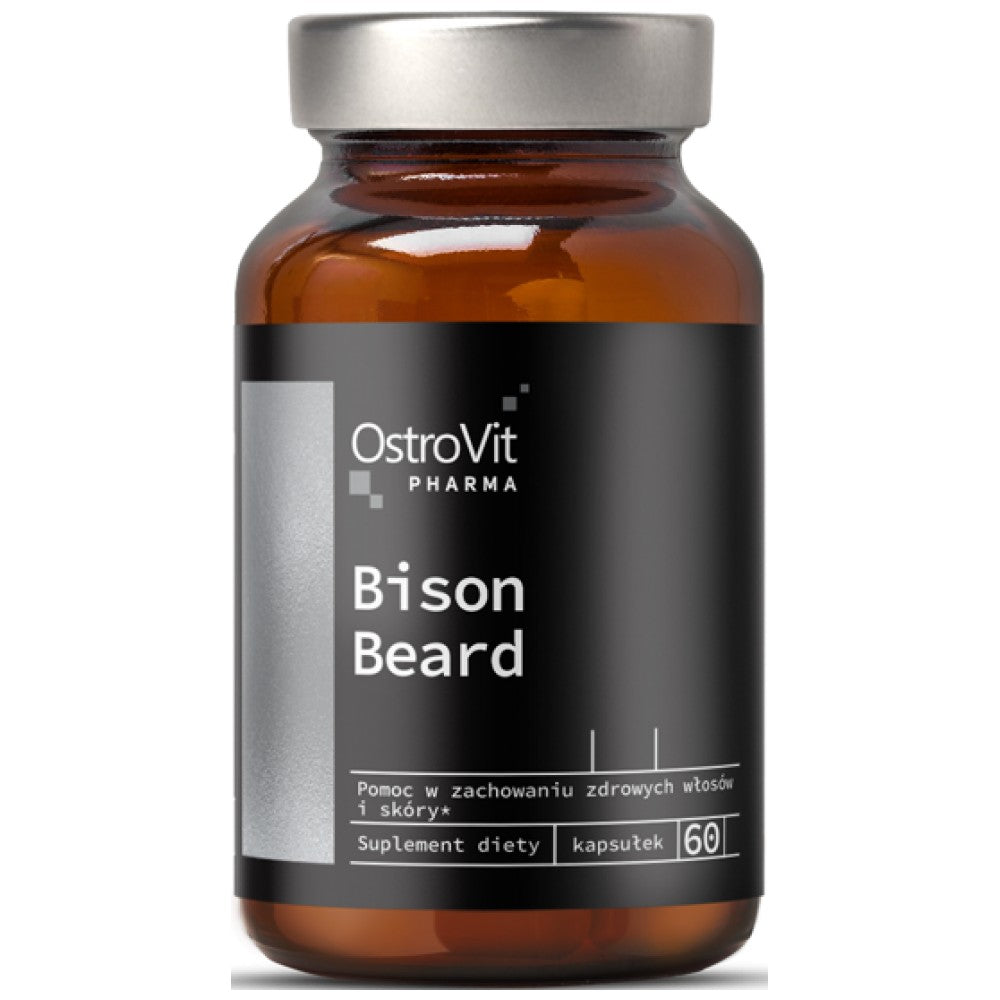 Barba di bisonte/Cura della barba da uomo 60 capsule