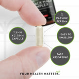 Complesso di radice di maca nera 5000 mg/180 capsule, 180 giorni/ <tc>Nutravita</tc>