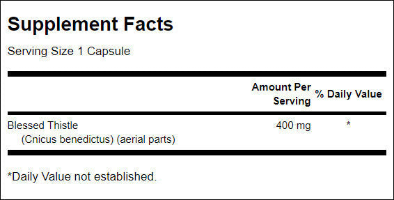 Cardo Benedetto 400 mg - 90 capsule
