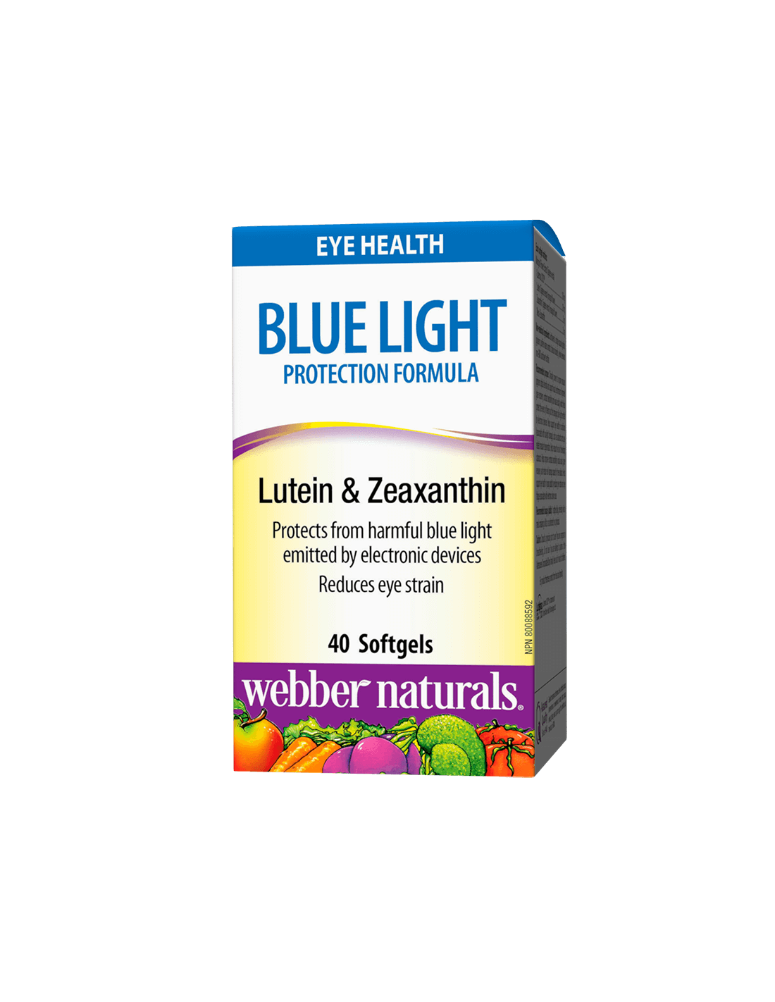 Formula con luteina e zeaxantina per una vista forte - Protezione dalla luce blu - Protezione dei dispositivi digitali, 40 capsule softgel