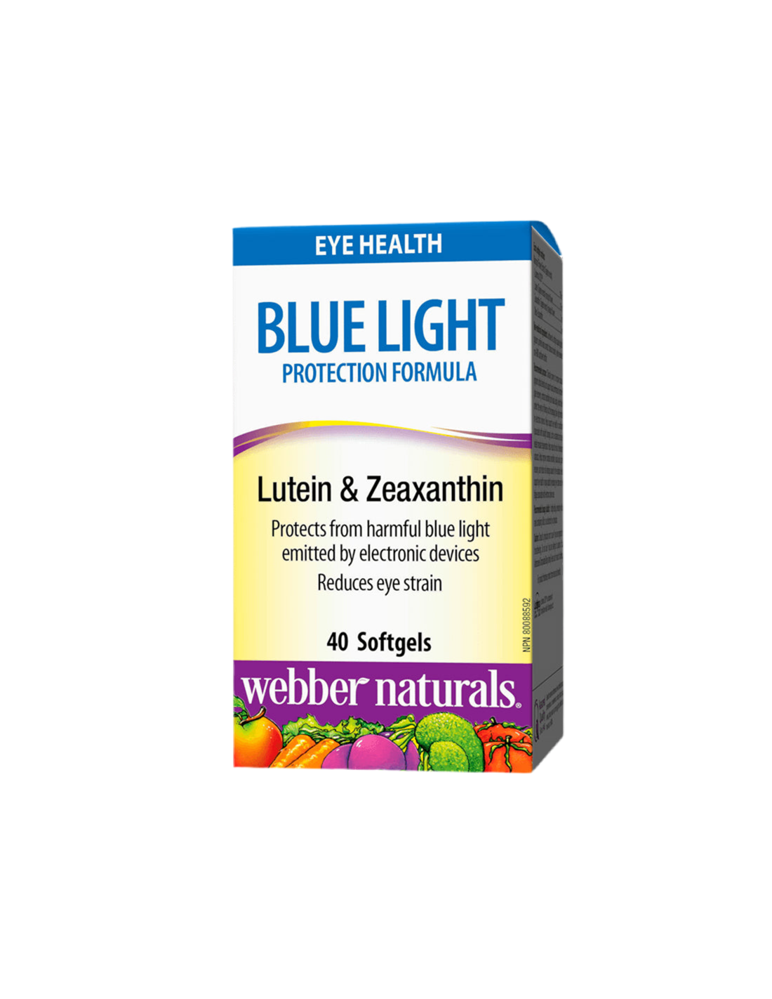 Formula con luteina e zeaxantina per una vista forte - Protezione dalla luce blu - Protezione dei dispositivi digitali, 40 capsule softgel