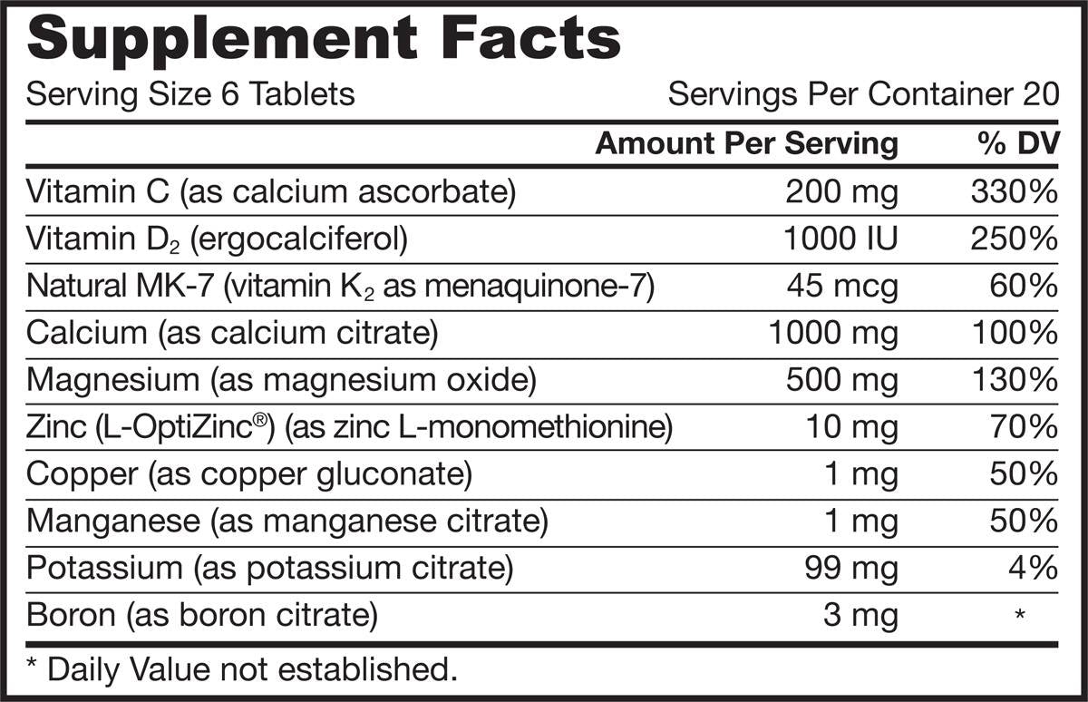 Bone-Up (vegetariano) 120 compresse