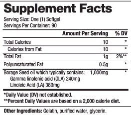 Olio di borragine 1000 mg/90 caps