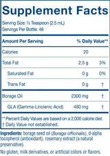 Olio di Borragine Liquido - 119 ml