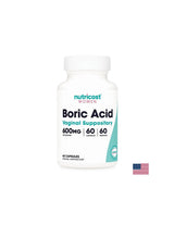 Infezioni vaginali - Acido borico (Boric Acid), 600 mg x 60 capsule vaginali