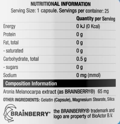 Brainberry | Serie Amplify - 25 capsule