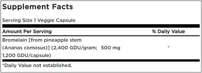 Bromelina 500 mg/1200 GDU - 60 e<tc>XTEND</tc>capsule a rilascio prolungato