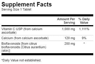 Vitamina C tamponata con Bioflavonoidi 1000 mg 250 Compresse