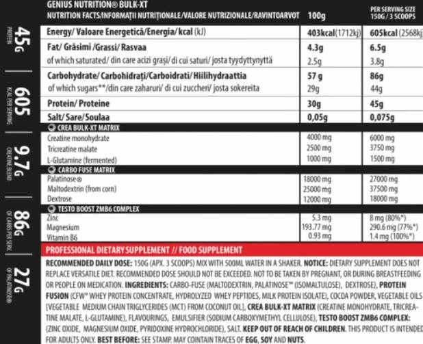 Bulk-XT 4000 grammi