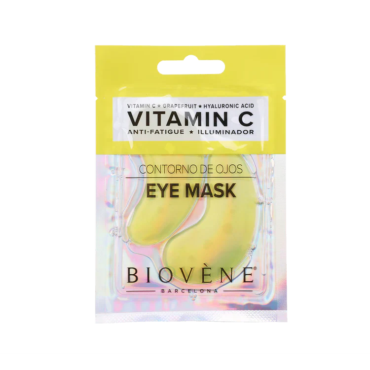 Maschera per gli occhi alla vitamina C con pompelmo e acido ialuronico per un look fresco 1 paio
