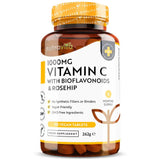 Vitamina C 1000 mg con bioflavonoidi e rosa canina 180 <tc>Nutravita</tc> compresse