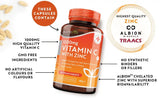 Vitamina C 1000 mg con Zinco (Albion® Zinc) 15 mg 210 compresse <tc>Nutravita</tc>