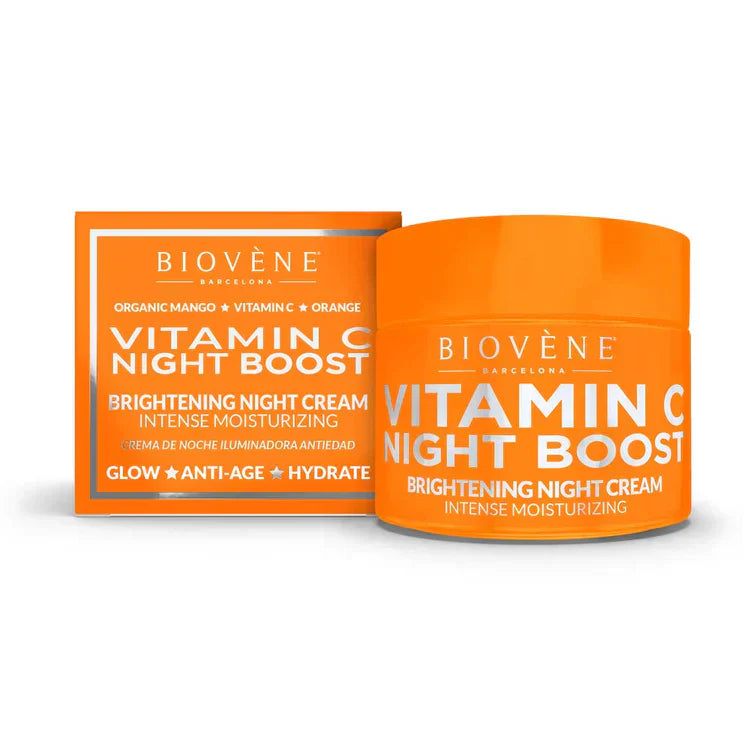 Crema booster notte alla vitamina C con effetto antietà per il rinnovamento 50 ml
