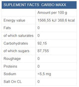 CARBO MAXX 500 grammi