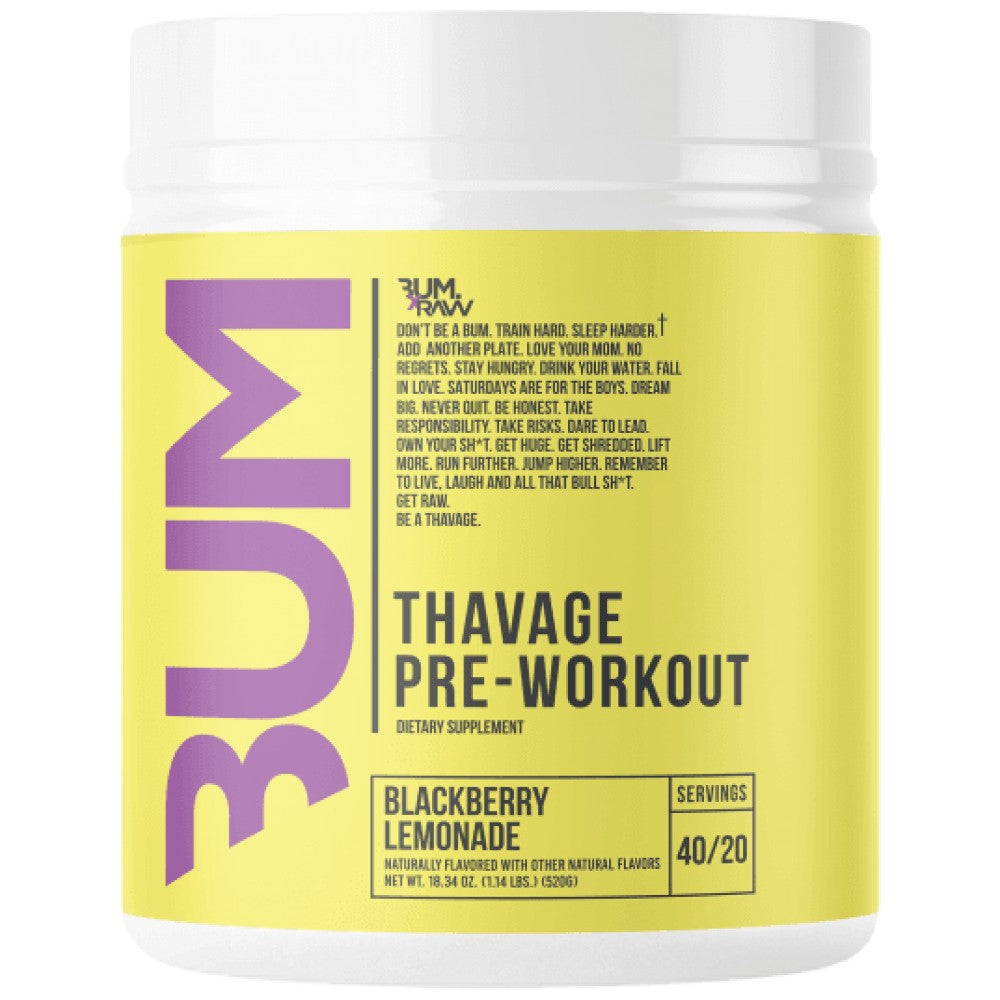Pre-allenamento CBUM Thavage | con Nitrosigina - 520 grammi