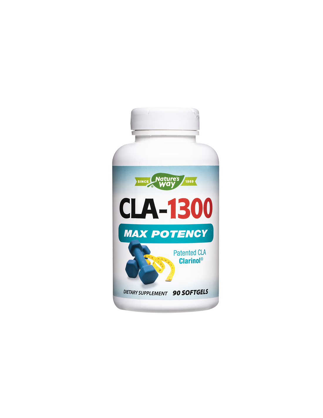 CLA-1300 Potenza massima/Acido linoleico coniugato/ - Riduzione del peso, 90 capsule molli Nature's Way