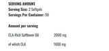 CLA Gold 1000 - 100 Capsule Gel