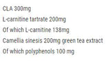 CLA + L-Carnitina + Tè Verde - 120 capsule