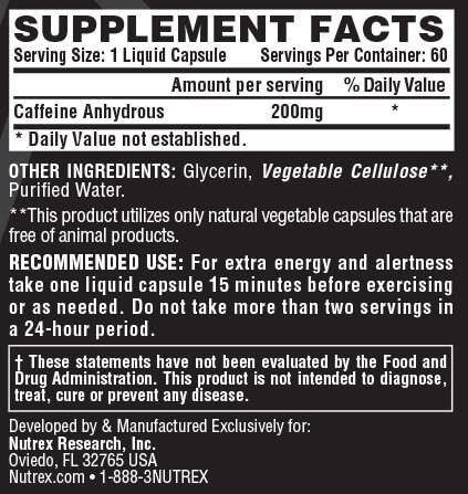 Caffeina 200 - 60 Capsule gel