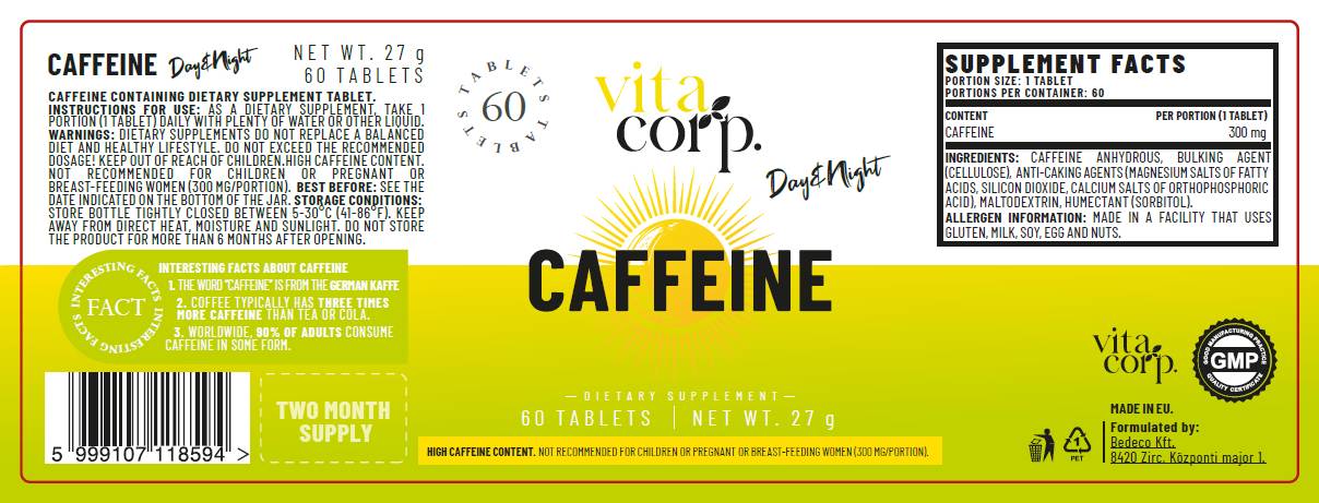 Caffeina Giorno 300 mg - 60 Compresse