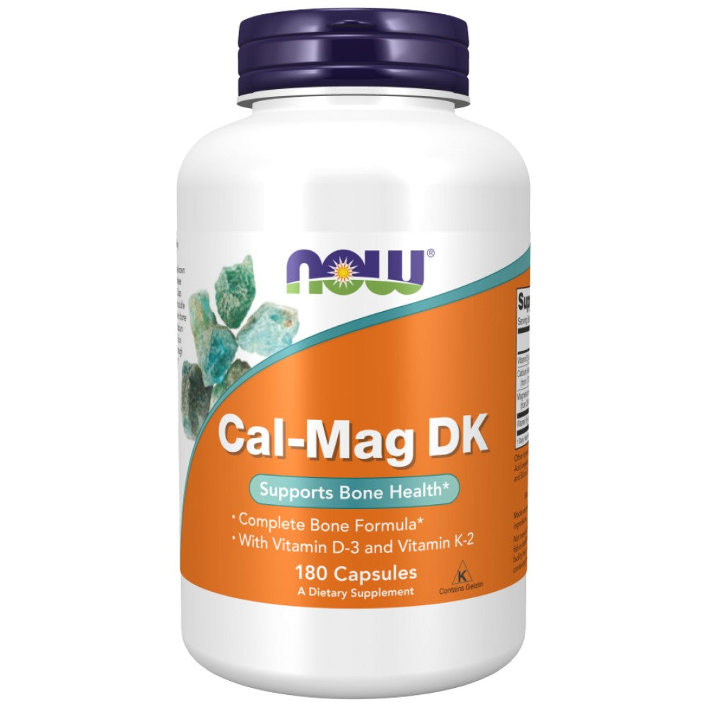 Cal-Mag DK | Calcio, Magnesio, Vitamina D3 + K2 - 180 capsule