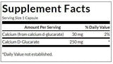 Calcio D-Glucarato 250 mg - 60 capsule