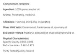 Olio di canfora | Cinnamomum Camphora pura al 100% - 30 ml