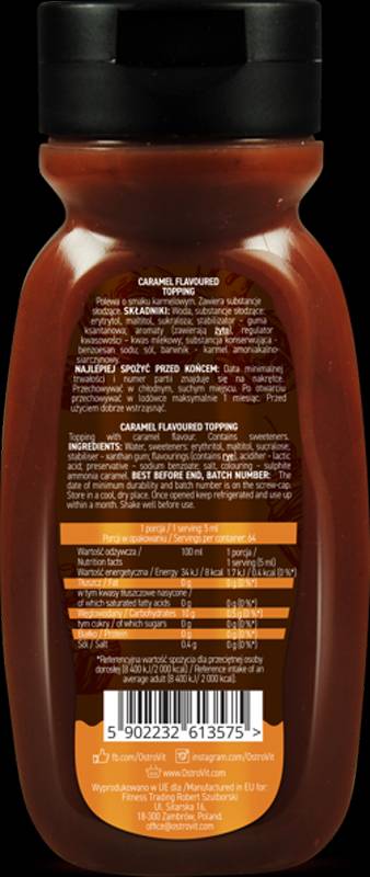 Sciroppo Caramello/Zero Calorie 320 ml