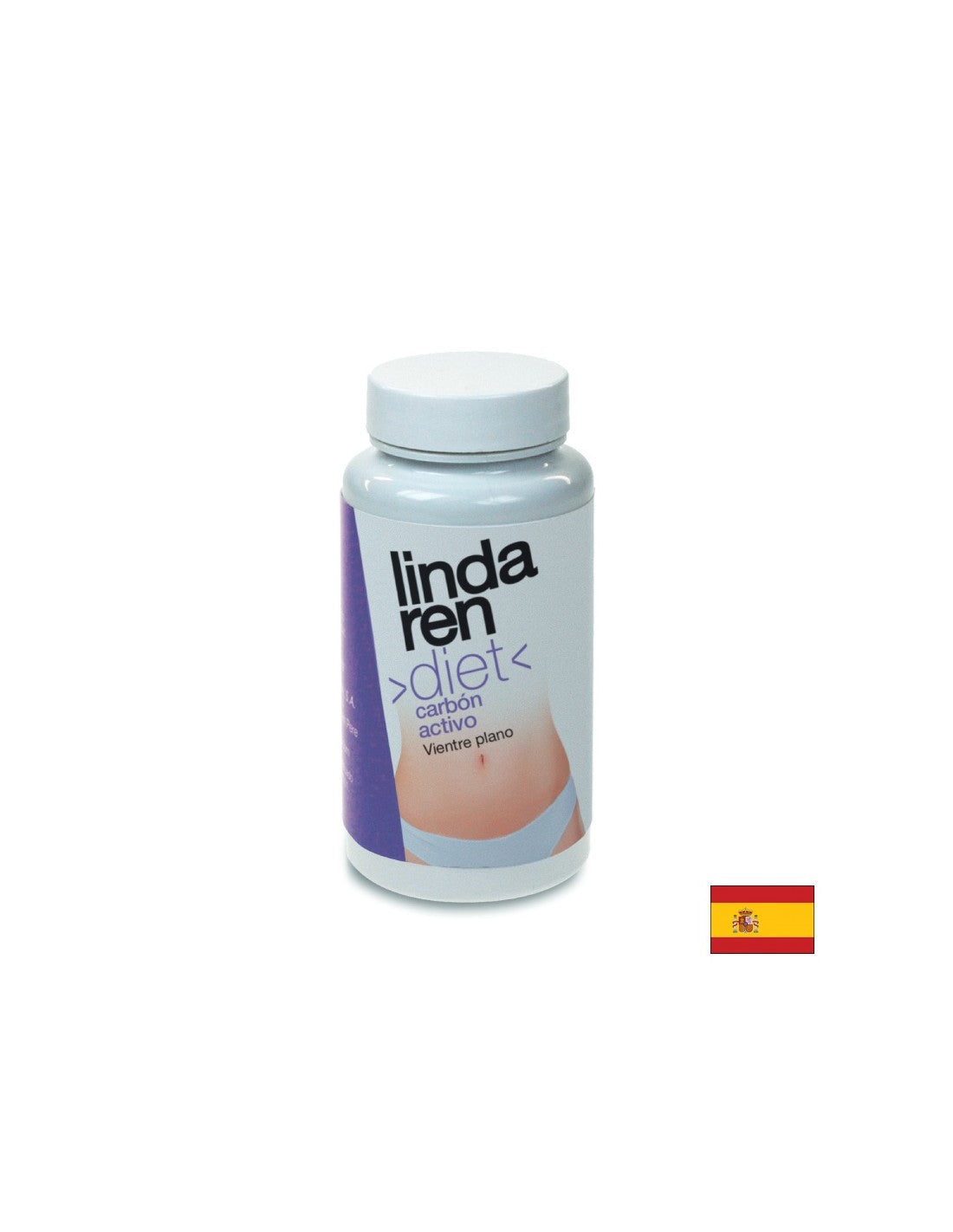 Carbone attivo per una pancia piatta - Carbon activo Vientre plano Lindaren, 60 capsule