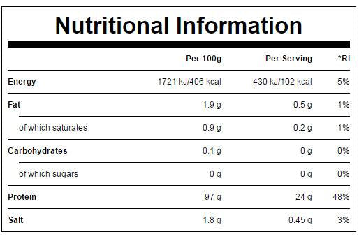CarniPro 97% Proteine ​​Di Manzo Idrolizzate Non Aromatizzate 2500 grammi