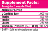 CarniSlim® lipotropico 25ml. /20Amp. - 0,500 chilogrammi