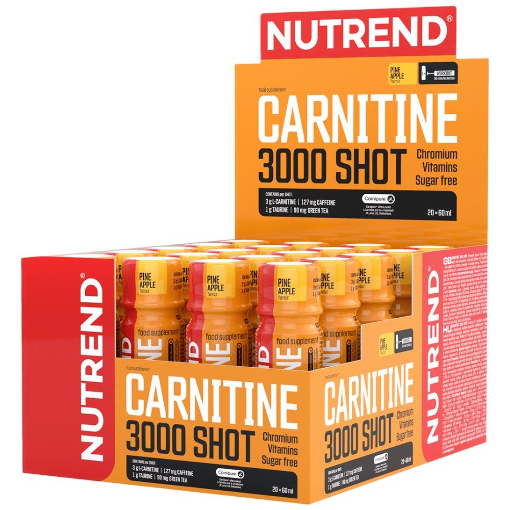 Carnitina 3000 Shot - 20 x 60 ml