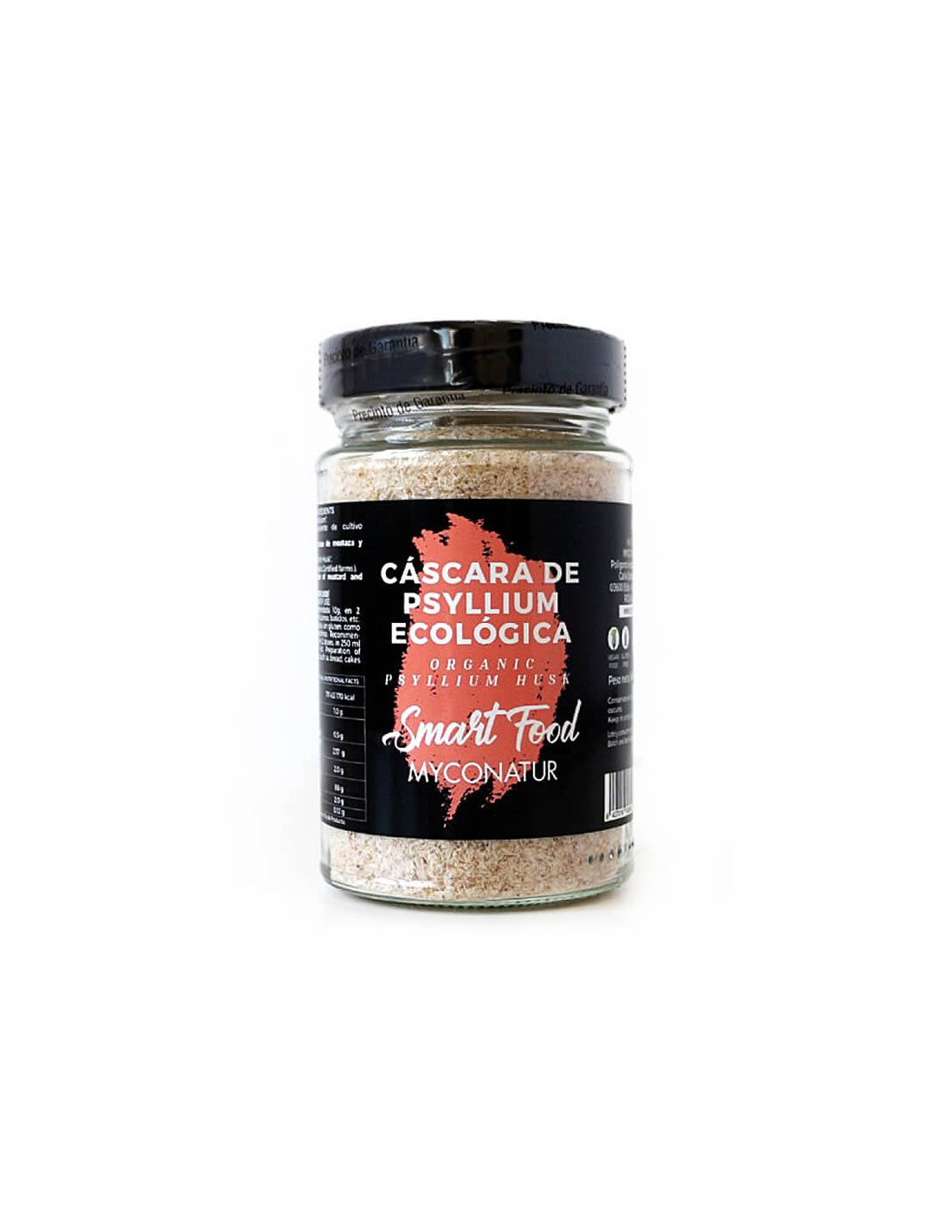 Cascara de psyllium, Polvere di buccia di psillio Bio - Organica, 120 g <tc>Myconatur</tc>