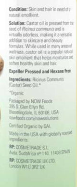 Olio di ricino | 100% biologico certificato - 237 ml